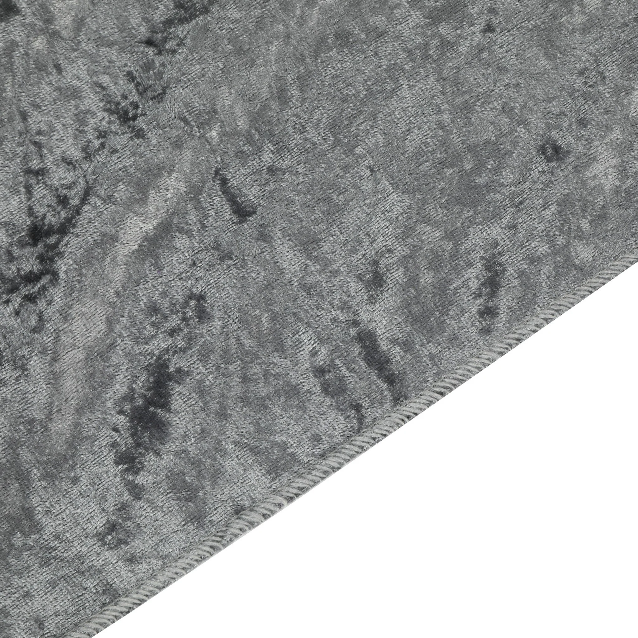 Velvet Table Runner - Charcoal - Image 5
