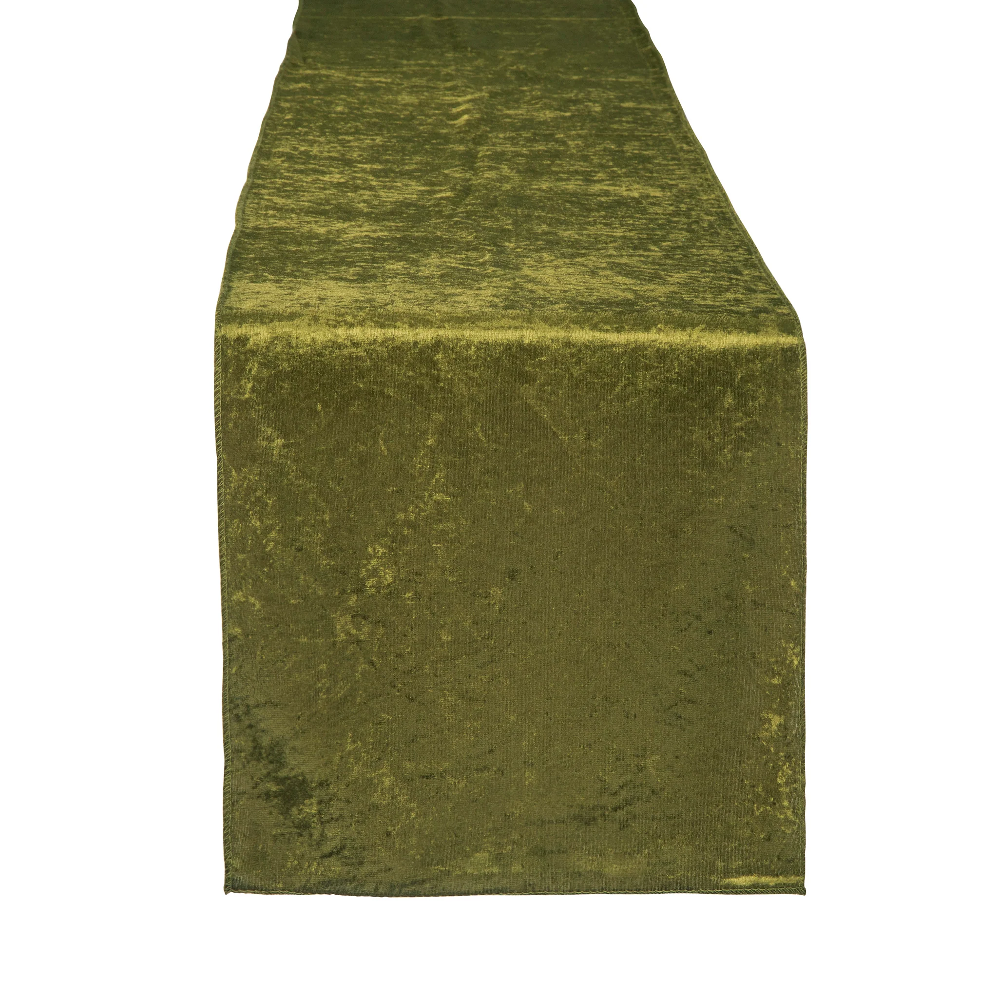 Velvet Table Runner - Olive Green - Image 5