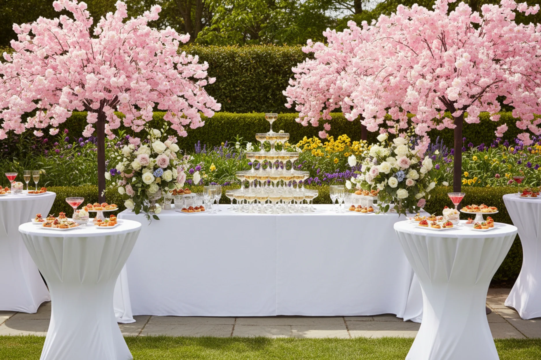 5ft Weeping Cherry Blossom Tree - Pink - Image 9